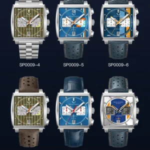 Six sport watches displayed.