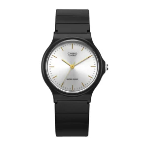 Black analog quartz watch