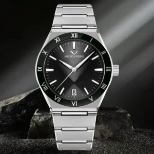 Men's black dial watch