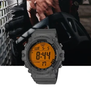 Men's grey sports watch