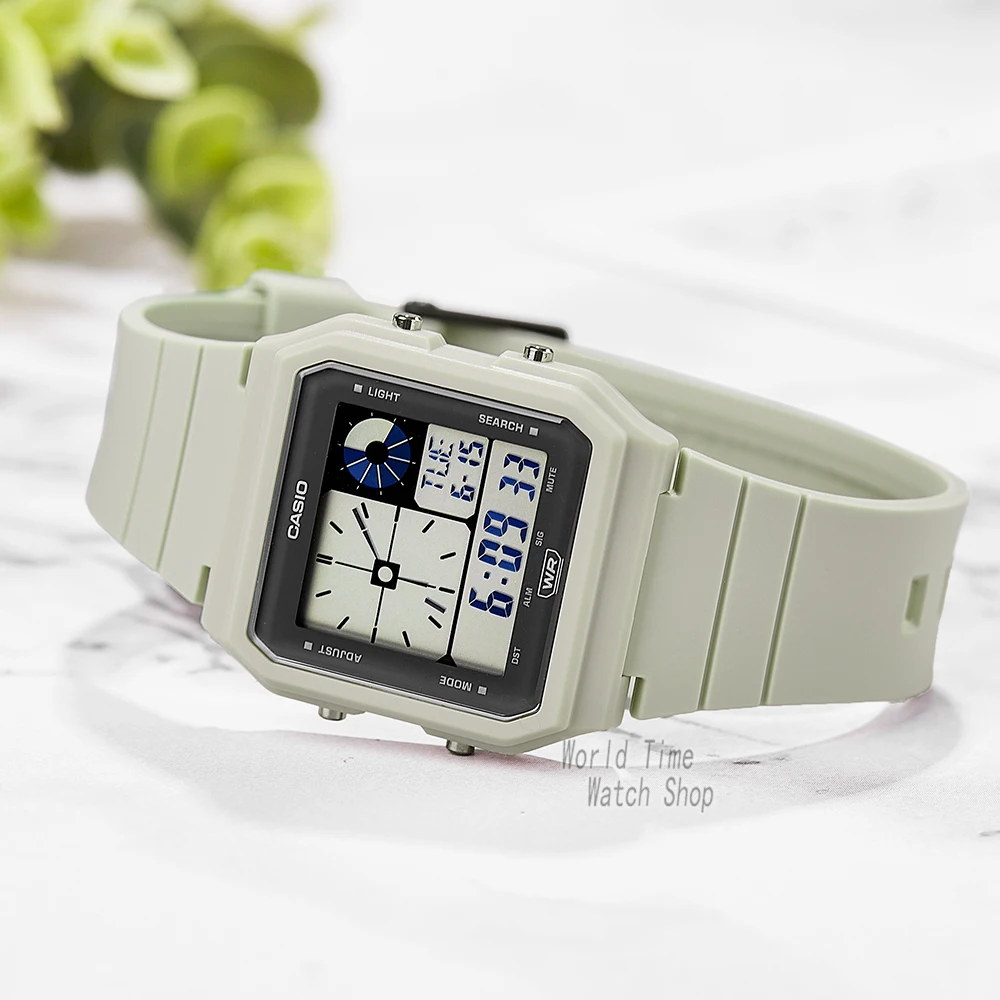 casio watch for neutral 2023 new styles set top brand luxury waterproof quartz wrist watch dual display vintage square lf 20w Digital watch with analog display