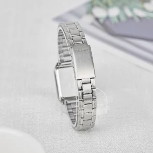 Silver metal watch band