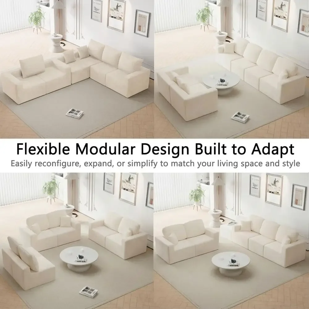 Oversized Deep Seated Cloud Sofa description